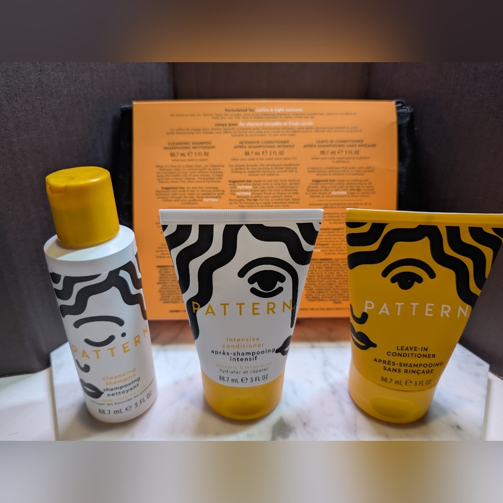 Pattern Hair Texture Travel Set